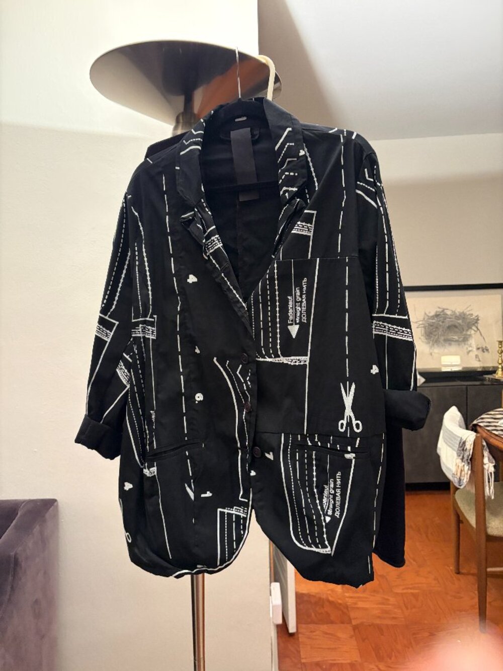 Rundholz Jacket Sewing motif